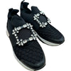 ロジェ ヴィヴィエ ROGER VIVIER ヴィヴラン ビジューローカットスニーカー ブラック ファブリック レディース スニーカー