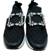 ロジェ ヴィヴィエ ROGER VIVIER ヴィヴラン ビジューローカットスニーカー ブラック ファブリック レディース スニーカー