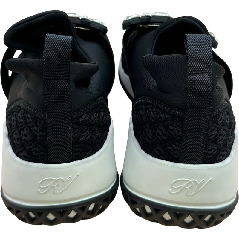 Roger Vivier スニーカー ブラック ビジュー ロジェ ヴィヴィエ ROGER VIVIER ヴィヴラン ビジューローカット