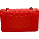 シャネル CHANEL マトラッセ25 A01112 27番台 レッド ゴールド金具 キャビアスキン レディース ショルダーバッグ