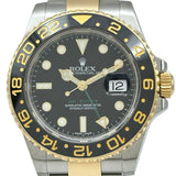 ロレックス ROLEX GMTマスター2 116713LN ブラック ゴールド/ステンレススチール 自動巻き メンズ 腕時計