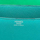 エルメス HERMES コンスタンス3 24 ヴェルソ A刻印 ブルーパオン/ミント ラッカー/シルバー金具 エプソン レディース ショルダーバッグ