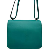 エルメス HERMES コンスタンス3 24 ヴェルソ A刻印 ブルーパオン/ミント ラッカー/シルバー金具 エプソン レディース ショルダーバッグ