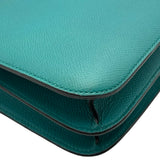 エルメス HERMES コンスタンス3 24 ヴェルソ A刻印 ブルーパオン/ミント ラッカー/シルバー金具 エプソン レディース ショルダーバッグ