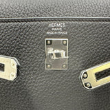 エルメス HERMES ケリー25 内縫い G刻印 ブラック トゴ レディース ショルダーバッグ