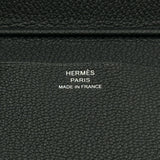 エルメス HERMES アジェンダヴィジョンⅡ K刻印 ブラック シルバー金具 シェーブル レディース 手帳カバー