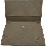 エルメス HERMES アジェンダヴィジョンⅡ G刻印 エトゥープ シルバー金具 シェーブル レディース 手帳カバー