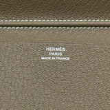 エルメス HERMES アジェンダヴィジョンⅡ G刻印 エトゥープ シルバー金具 シェーブル レディース 手帳カバー