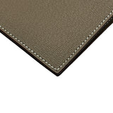 エルメス HERMES アジェンダヴィジョンⅡ G刻印 エトゥープ シルバー金具 シェーブル レディース 手帳カバー