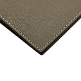 エルメス HERMES アジェンダヴィジョンⅡ G刻印 エトゥープ シルバー金具 シェーブル レディース 手帳カバー