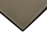 エルメス HERMES アジェンダヴィジョンⅡ G刻印 エトゥープ シルバー金具 シェーブル レディース 手帳カバー