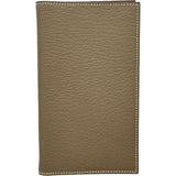 エルメス HERMES アジェンダヴィジョンⅡ W刻印 エトゥープ シルバー金具 シェーブル レディース 手帳カバー