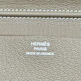 エルメス HERMES アジェンダヴィジョンⅡ W刻印 エトゥープ シルバー金具 シェーブル レディース 手帳カバー