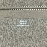 エルメス HERMES アジェンダヴィジョンⅡ W刻印 エトゥープ シルバー金具 シェーブル レディース 手帳カバー