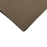 エルメス HERMES アジェンダヴィジョンⅡ W刻印 エトゥープ シルバー金具 シェーブル レディース 手帳カバー