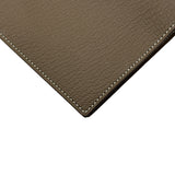 エルメス HERMES アジェンダヴィジョンⅡ W刻印 エトゥープ シルバー金具 シェーブル レディース 手帳カバー