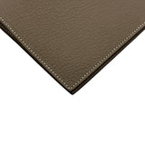 エルメス HERMES アジェンダヴィジョンⅡ W刻印 エトゥープ シルバー金具 シェーブル レディース 手帳カバー