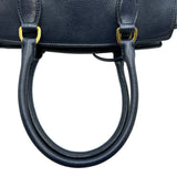 プラダ PRADA 2WAYハンドバッグ 1BA164 ネイビー ゴールド金具 レザー レディース ハンドバッグ