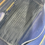 プラダ PRADA 2WAYハンドバッグ 1BA164 ネイビー ゴールド金具 レザー レディース ハンドバッグ