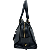 プラダ PRADA 2WAYハンドバッグ 1BA164 ネイビー ゴールド金具 レザー レディース ハンドバッグ