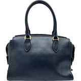 プラダ PRADA 2WAYハンドバッグ 1BA164 ネイビー ゴールド金具 レザー レディース ハンドバッグ