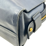 プラダ PRADA 2WAYハンドバッグ 1BA164 ネイビー ゴールド金具 レザー レディース ハンドバッグ