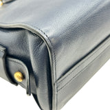 プラダ PRADA 2WAYハンドバッグ 1BA164 ネイビー ゴールド金具 レザー レディース ハンドバッグ