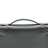 エルメス HERMES ポシェットケリー B刻印 ブラック スイフト レディース ハンドバッグ