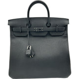 エルメス HERMES オータクロア40 G刻印 ブラック ブラック金具 トゴ レディース ハンドバッグ