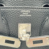 エルメス HERMES バーキン25 G刻印 ブラック シルバー金具 トゴ レディース ハンドバッグ