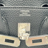 エルメス HERMES バーキン25 G刻印 ブラック シルバー金具 トゴ レディース ハンドバッグ