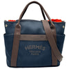 エルメス HERMES サックドパンサージュグルーム Z刻印 ネイビー シルバー金具 トワル レディース ショルダーバッグ