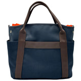 エルメス HERMES サックドパンサージュグルーム Z刻印 ネイビー シルバー金具 トワル レディース ショルダーバッグ