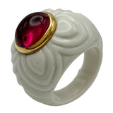 ブルガリ BVLGARI チャンドラリング ゴールド 750 ピンクトルマリン ジュエリー