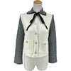 クリスチャン・ディオール Christian Dior ハウンドトゥース切替カシミヤブレンドニットジャケット 644V53A2983 ホワイト ウール レディース その他アウター