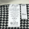 クリスチャン・ディオール Christian Dior ハウンドトゥース切替カシミヤブレンドニットジャケット 644V53A2983 ホワイト ウール レディース その他アウター