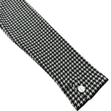 クリスチャン・ディオール Christian Dior ハウンドトゥース切替カシミヤブレンドニットジャケット 644V53A2983 ホワイト ウール レディース その他アウター