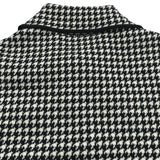 クリスチャン・ディオール Christian Dior ハウンドトゥース切替カシミヤブレンドニットジャケット 644V53A2983 ホワイト ウール レディース その他アウター