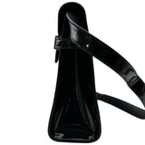 サンローラン SAINT LAURENT マンハッタン ショルダーバッグ 579271 ブラック ゴールド金具 エナメル レディース ショルダーバッグ