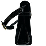 サンローラン SAINT LAURENT マンハッタン ショルダーバッグ 579271 ブラック ゴールド金具 エナメル レディース ショルダーバッグ