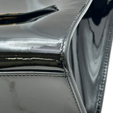 サンローラン SAINT LAURENT マンハッタン ショルダーバッグ 579271 ブラック ゴールド金具 エナメル レディース ショルダーバッグ
