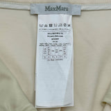 マックスマーラ Max Mara ワイドスラックスパンツ 2511781038 クリーム コットン レディース パンツ