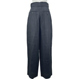 マックスマーラ Max Mara S Max Mara リネンスラックスパンプス 25191311136 ブラック リネン レディース パンツ