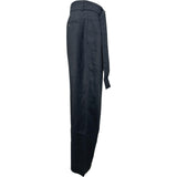 マックスマーラ Max Mara S Max Mara リネンスラックスパンプス 25191311136 ブラック リネン レディース パンツ