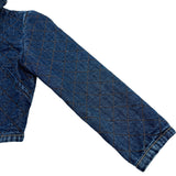 ルイ・ヴィトン LOUIS VUITTON キルティング ノーカラーデニムジャケット FVVE59 インディゴ デニム レディース デニムジャケット