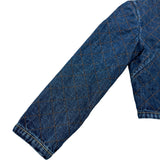ルイ・ヴィトン LOUIS VUITTON キルティング ノーカラーデニムジャケット FVVE59 インディゴ デニム レディース デニムジャケット