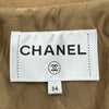 シャネル CHANEL カメリアボタンイルドコットンフーテッドコート P62788 キャメル コットン レディース その他アウター