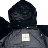 モンクレール MONCLER JANE ダウンベスト ブラック ベロア レディース ダウンベスト