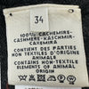 エルメス HERMES セリエボタンカシミヤニットカーディガン グレー カシミヤ レディース その他トップス