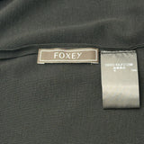 フォクシー FOXEY グレース ウールロングカーディガン 38093 ブラック ウール レディース カーディガン